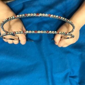 EUC J Crew Sparkly Double Headband